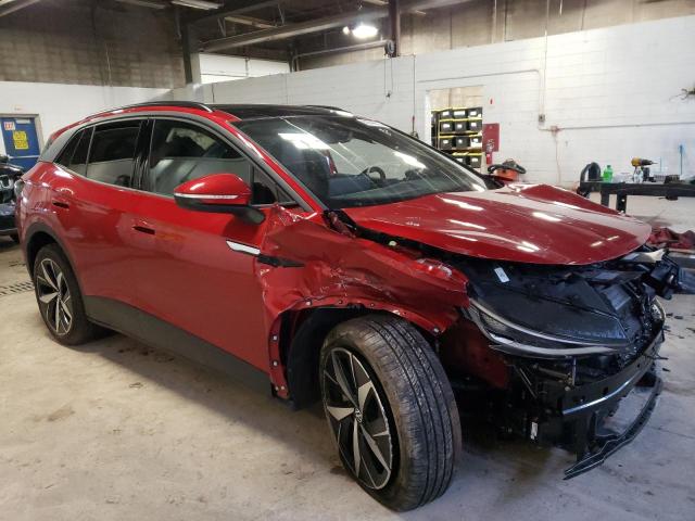 1V2GNPE83PC006454 - 2023 VOLKSWAGEN ID.4 PRO S წითელი ფოტო 4