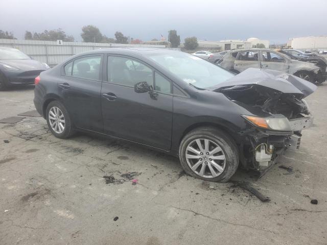 2HGFB2F94CH565729 - 2012 HONDA CIVIC EXL შავი ფოტო 4