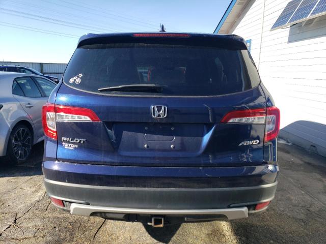 5FNYF6H58LB042152 - 2020 HONDA PILOT EXL BLUE photo 6