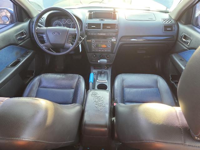 3FAHP07ZX9R162370 - 2009 FORD FUSION SE BLUE photo 8