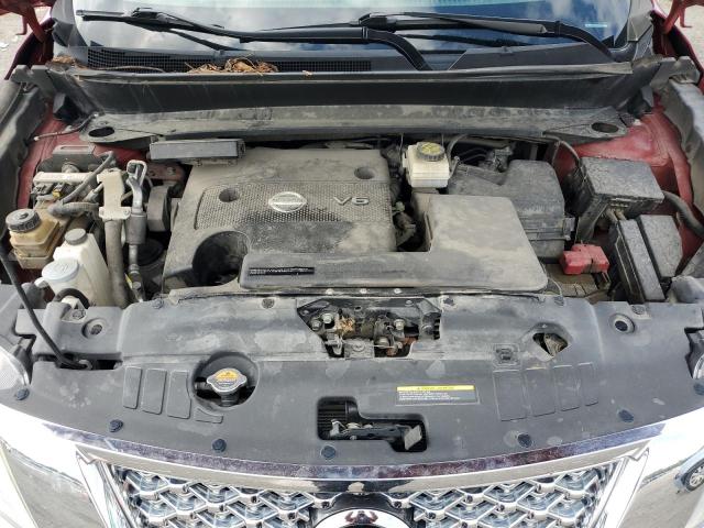 5N1AR2MM4FC602521 - 2015 NISSAN PATHFINDER S Czerwony zdjęcie 12
