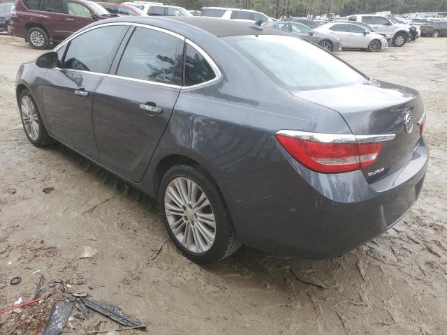 1G4PP5SK7D4212233 - 2013 BUICK VERANO GRAY photo 2