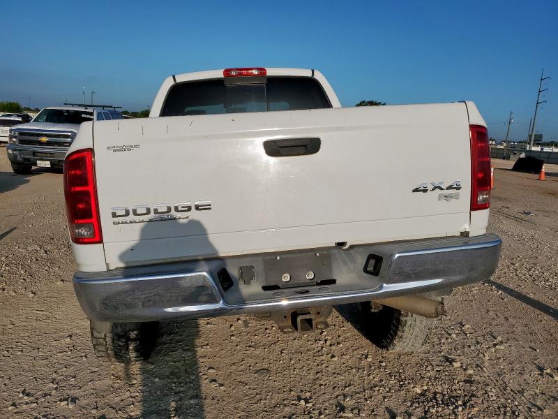 3D7KU28C44G253224 - 2004 DODGE RAM 2500 ST WHITE photo 6
