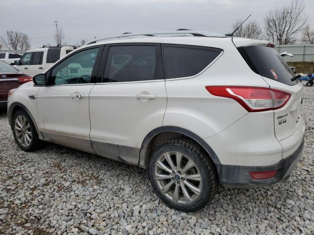 1FMCU0J99DUD52180 - 2013 FORD ESCAPE TITANIUM WHITE photo 2