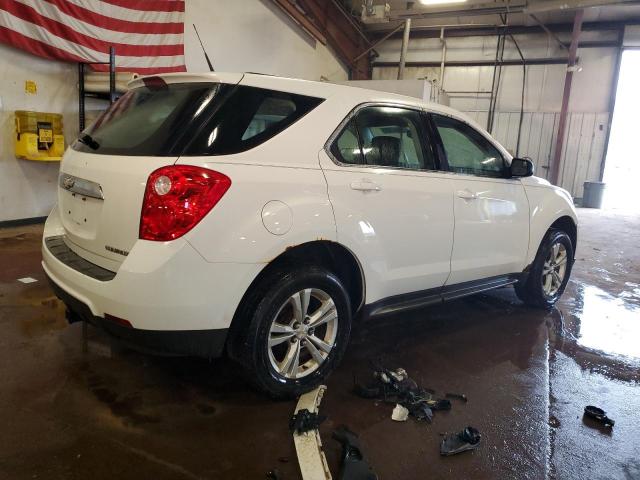 1GNALBEK8DZ111499 - 2013 CHEVROLET EQUINOX LS WHITE photo 3