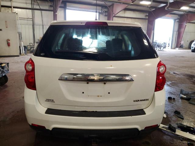 1GNALBEK8DZ111499 - 2013 CHEVROLET EQUINOX LS WHITE photo 6