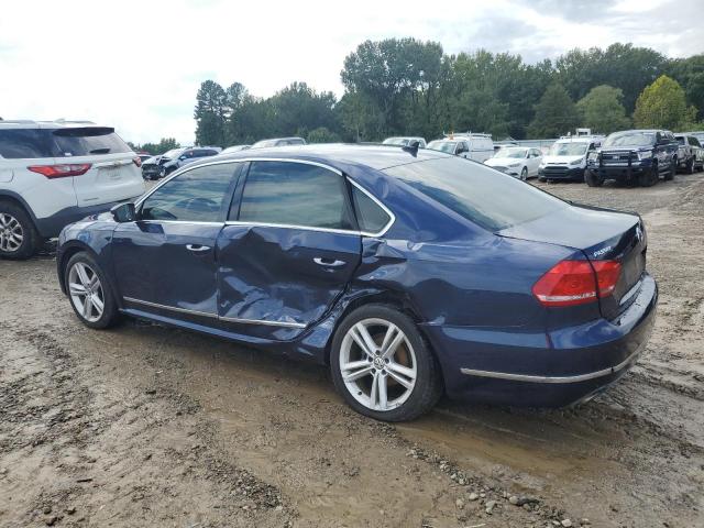 1VWCN7A37DC106298 - 2013 VOLKSWAGEN PASSAT SEL BLUE photo 2