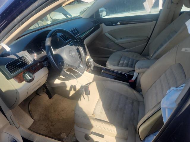 1VWCN7A37DC106298 - 2013 VOLKSWAGEN PASSAT SEL BLUE photo 7