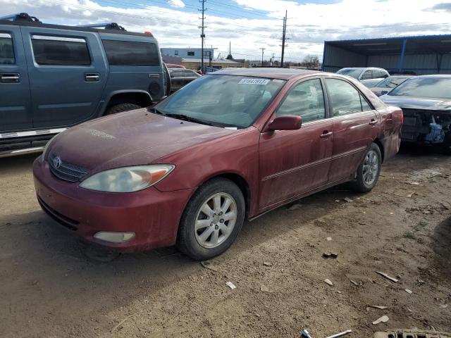 4T1BE30K24U270466 - 2004 TOYOTA CAMRY LE RED photo 1