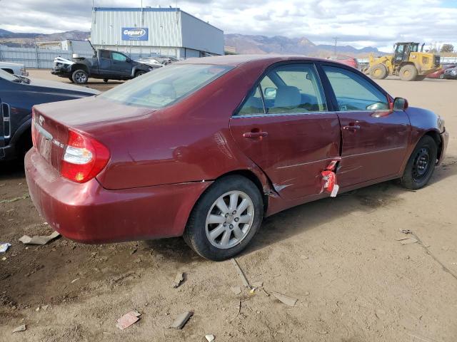 4T1BE30K24U270466 - 2004 TOYOTA CAMRY LE RED photo 3