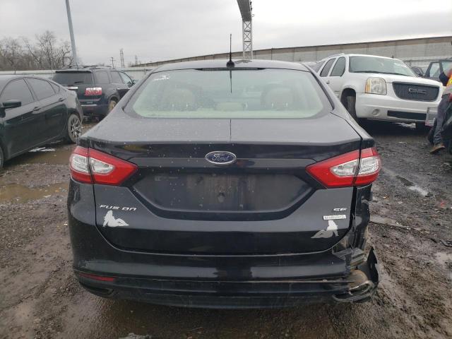 3FA6P0H94ER175762 - 2014 FORD FUSION SE BLACK photo 6