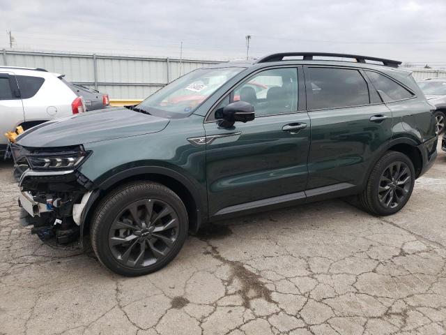 5XYRKDLF4NG101021 - 2022 KIA SORENTO SX GREEN photo 1