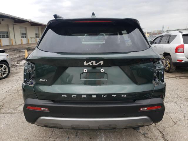 5XYRKDLF4NG101021 - 2022 KIA SORENTO SX GREEN photo 6