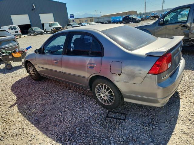 2HGES26785H609888 - 2005 HONDA CIVIC EX GRAY photo 2