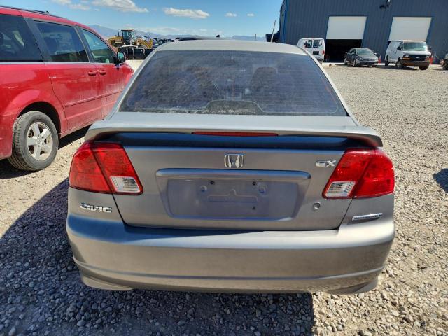 2HGES26785H609888 - 2005 HONDA CIVIC EX GRAY photo 6
