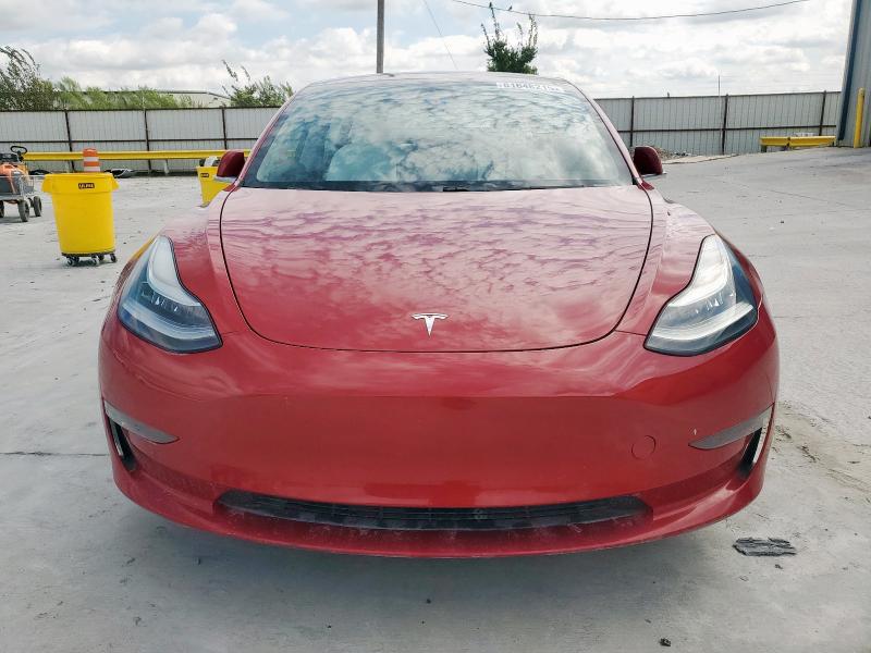 5YJ3E1EB0JF085925 - 2018 TESLA MODEL 3 Qırmızı foto 5