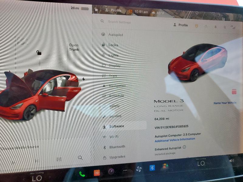 5YJ3E1EB0JF085925 - 2018 TESLA MODEL 3 Qırmızı foto 9