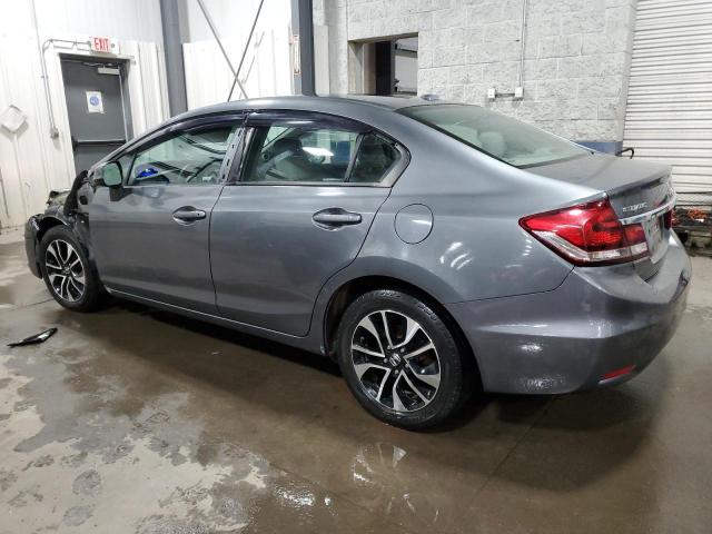 19XFB2F97DE075538 - 2013 HONDA CIVIC EXL GRAY photo 2