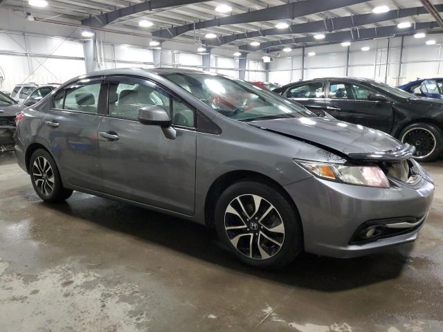 19XFB2F97DE075538 - 2013 HONDA CIVIC EXL GRAY photo 4