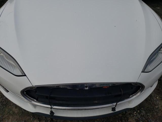5YJSA1CN5DFP22431 - 2013 TESLA MODEL S WHITE photo 11