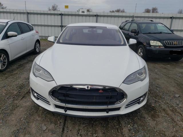 5YJSA1CN5DFP22431 - 2013 TESLA MODEL S WHITE photo 5