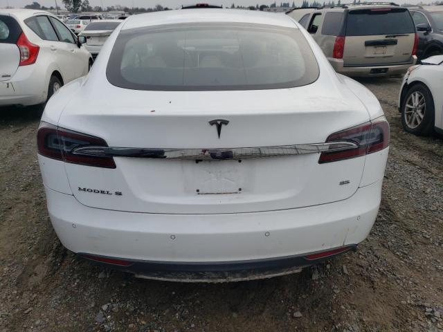 5YJSA1CN5DFP22431 - 2013 TESLA MODEL S WHITE photo 6