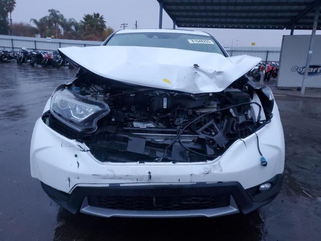 5J6RW1H55KA046393 - 2019 HONDA CR-V EX WHITE photo 5