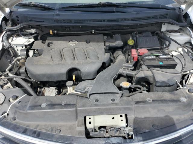 3N1BC1AP5AL370319 - 2010 NISSAN VERSA S WHITE photo 11