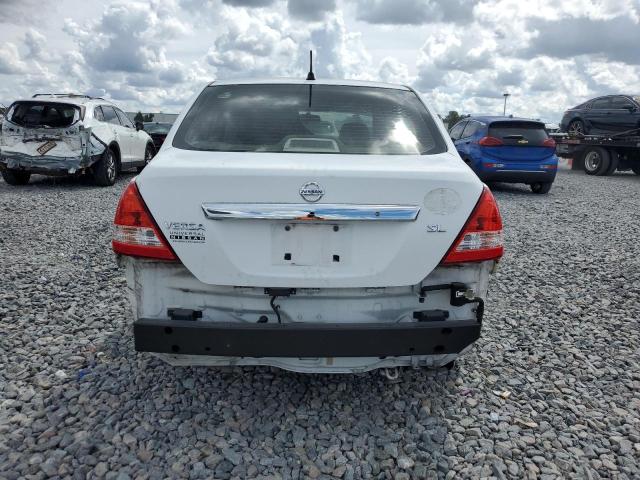3N1BC1AP5AL370319 - 2010 NISSAN VERSA S WHITE photo 6
