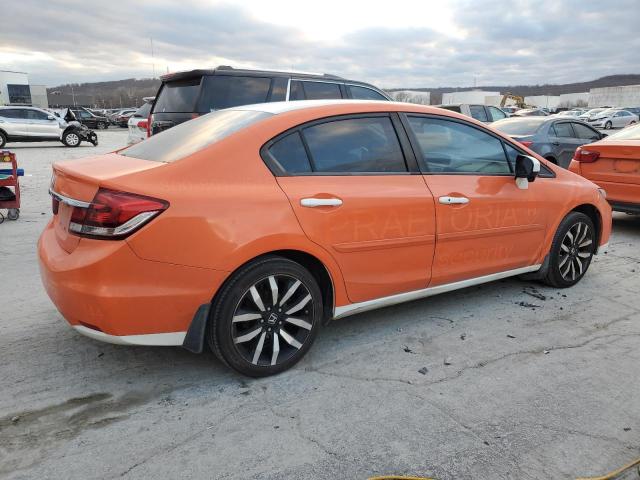 19XFB2F97FE027931 - 2015 HONDA CIVIC EXL ORANGE photo 3