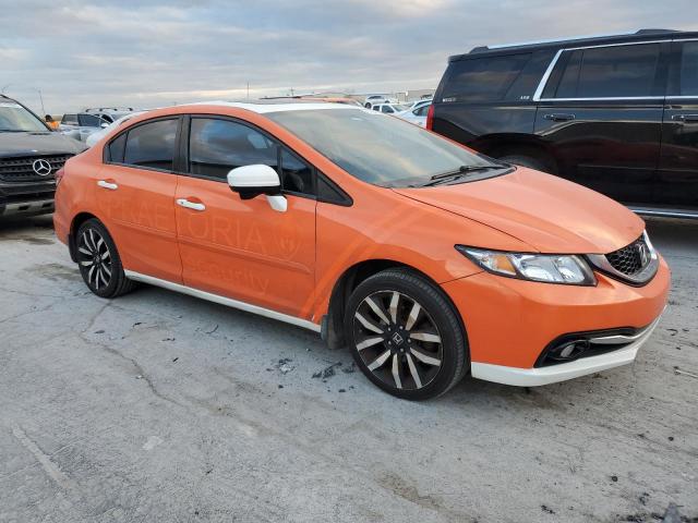 19XFB2F97FE027931 - 2015 HONDA CIVIC EXL ORANGE photo 4