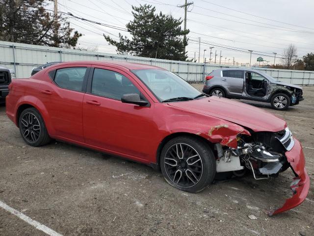 1C3CDZAB2DN710620 - 2013 DODGE AVENGER SE RED photo 4