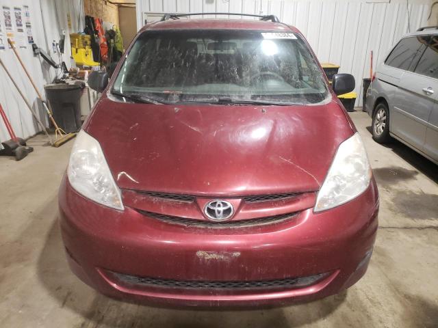 5TDKK4CC7AS289912 - 2010 TOYOTA SIENNA CE MAROON photo 5