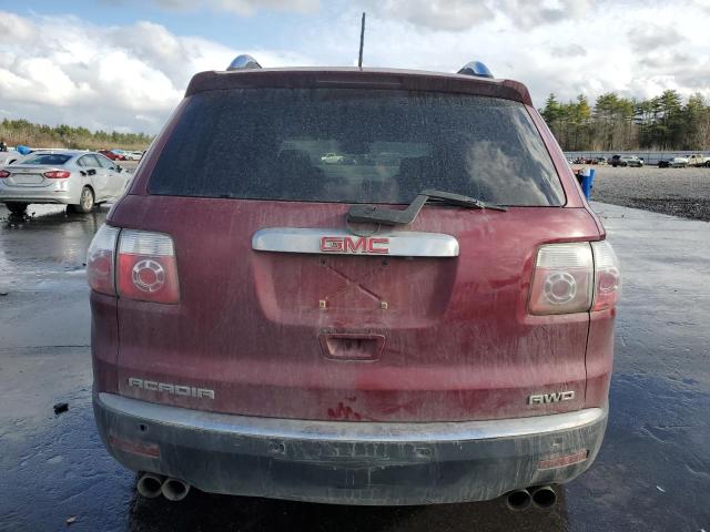 1GKEV33758J170625 - 2008 GMC ACADIA SLT-2 RED photo 6