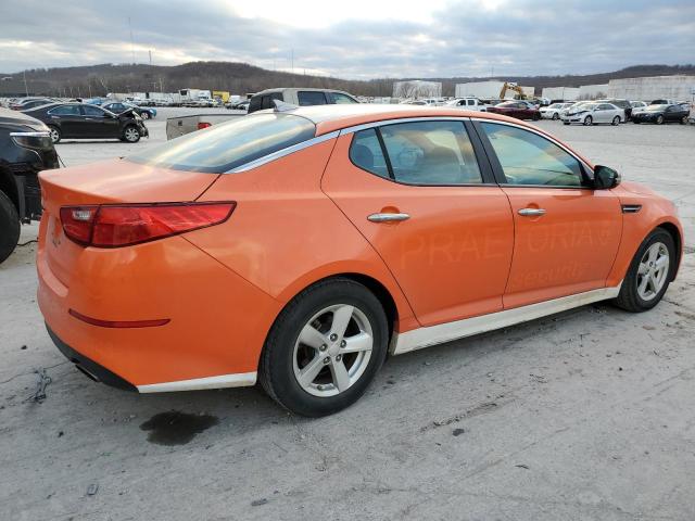 KNAGM4A74F5535993 - 2015 KIA OPTIMA LX ORANGE photo 3