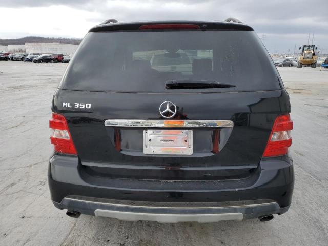 4JGBB86E66A066250 - 2006 MERCEDES-BENZ ML 350 BLACK photo 6