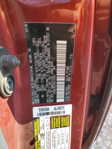 5TDDK3DC5BS016261 - 2011 TOYOTA SIENNA XLE RED photo 14