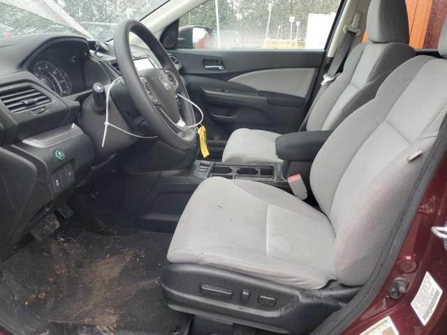 2HKRM4H58FH690773 - 2015 HONDA CR-V EX ბურგუნდია ფოტო 7
