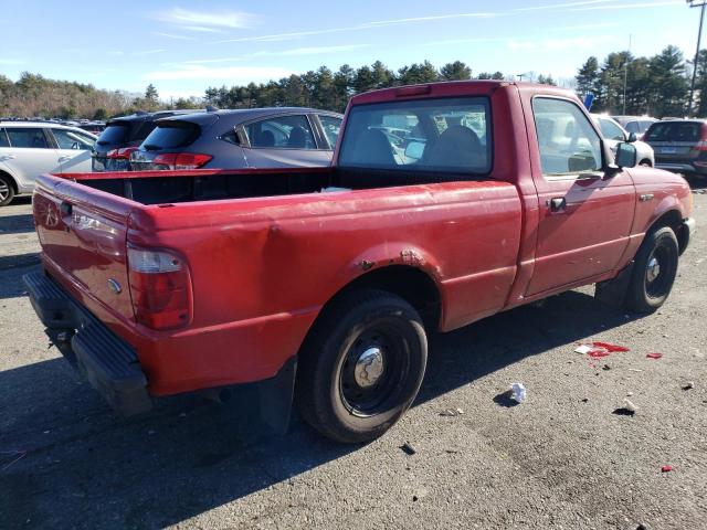 1FTYR10U91TA70047 - 2001 FORD RANGER RED photo 3