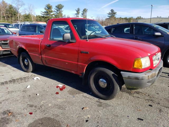 1FTYR10U91TA70047 - 2001 FORD RANGER RED photo 4