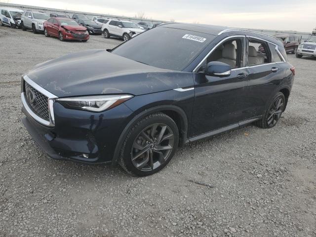 3PCAJ5M1XKF100161 - 2019 INFINITI QX50 ESSENTIAL BLUE photo 2