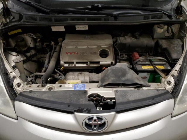 5TDZA23C96S448801 - 2006 TOYOTA SIENNA CE SILVER photo 12