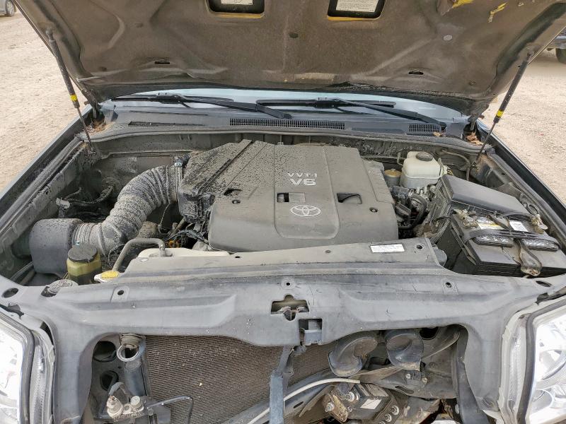 JTEZU14R778076378 - 2007 TOYOTA 4RUNNER SR5 შავი ფოტო 12