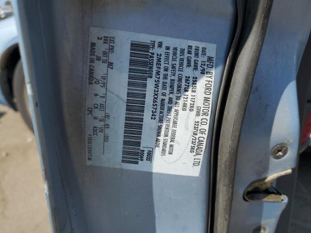 2MEFM75W3XX657342 - 1999 MERCURY GRAND MARQUIS LS 蓝色 照片 12