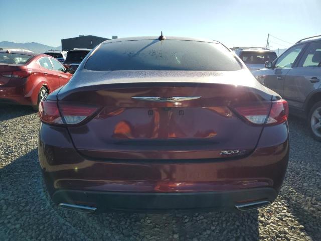 1C3CCCBG7FN727989 - 2015 CHRYSLER 200 S Bordo foto 6