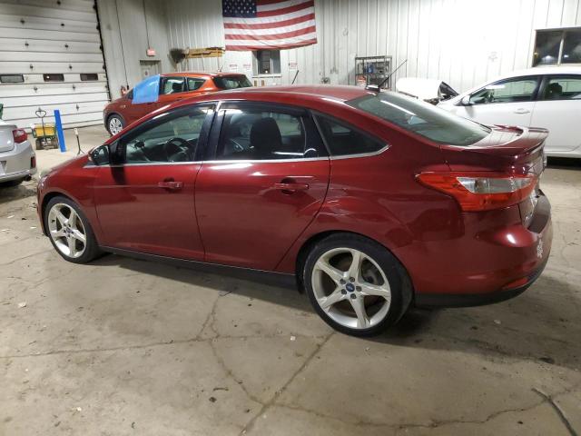 1FADP3J22DL163306 - 2013 FORD FOCUS TITANIUM RED photo 2