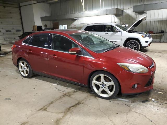 1FADP3J22DL163306 - 2013 FORD FOCUS TITANIUM RED photo 4