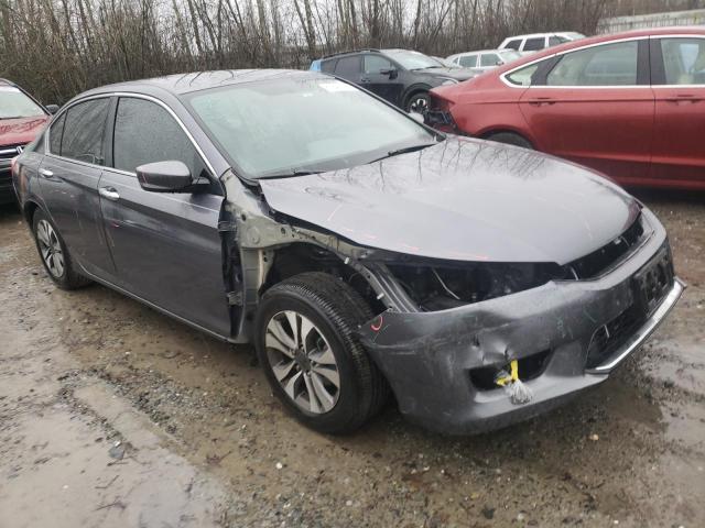 1HGCR2F37DA078941 - 2013 HONDA ACCORD LX GRAY photo 4