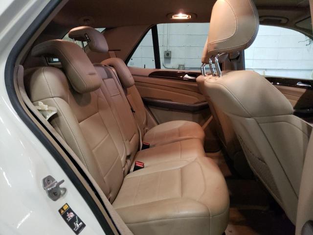 4JGDA5HB2CA088223 - 2012 MERCEDES-BENZ ML 350 4MATIC WHITE photo 10