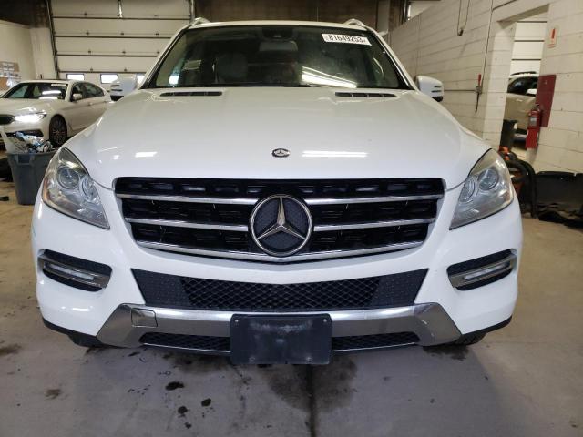 4JGDA5HB2CA088223 - 2012 MERCEDES-BENZ ML 350 4MATIC WHITE photo 5